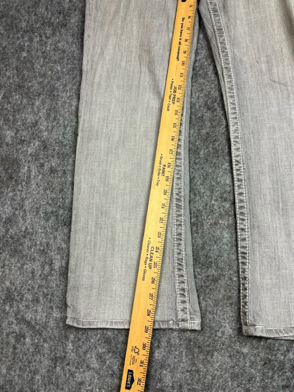 BKE Derek Jeans Men's Light Gray Straight Jeans Size 30 x 29 BKE Denim 30R